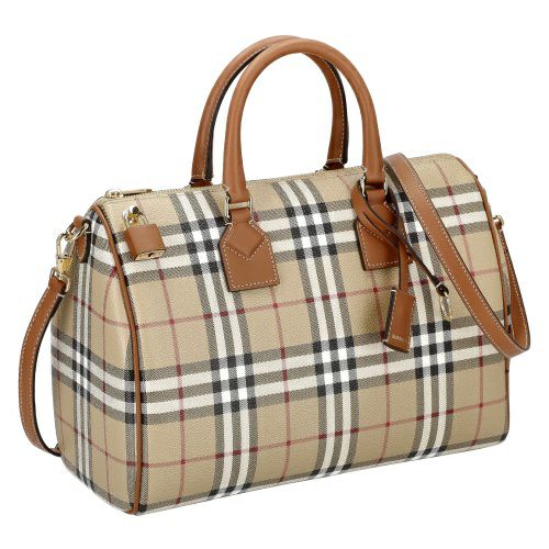 バーバリー ハンドバッグ レディース MEDIUM BOWLING BAG ミディアム ボウリングバッグ ブラウン BURBERRY 8071355  A9534 | GINZA LoveLove（ラブラブ）