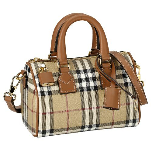 バーバリー ハンドバッグ レディース MINI BOWLING BAG ミニ ボウリングバッグ ブラウン BURBERRY 8071357  ARCHIVE BEIGE | GINZA LoveLove（ラブラブ）