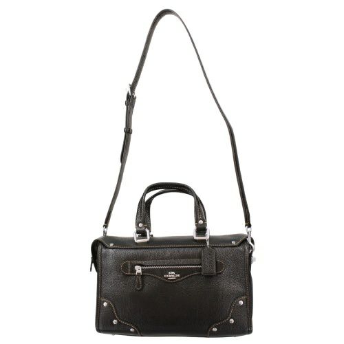 コーチ アウトレット ハンドバッグ レディース  ブラック COACH OUTLET CE636 SVDTV