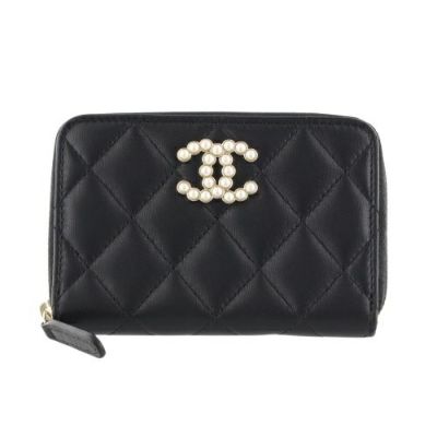 シャネル コインケース レディース ブラック CHANEL AP3811 B15723 94305