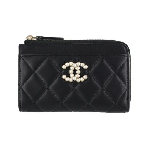 シャネル コインケース レディース ブラック CHANEL AP3816 B15723 94305