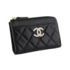 シャネル コインケース レディース ブラック CHANEL AP3816 B15723 94305