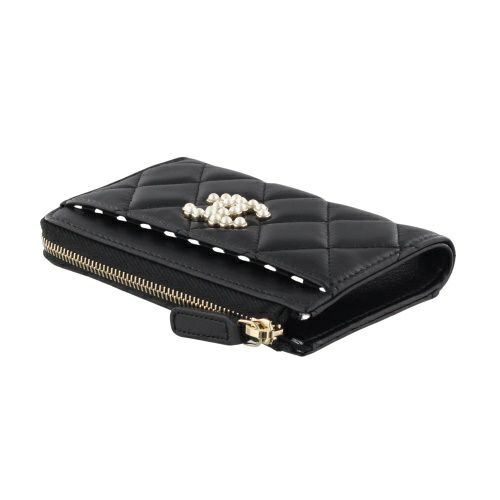 シャネル コインケース レディース ブラック CHANEL AP3816 B15723 94305