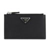 プラダ コインケース フラグメントケース レディース SAFFIANO TRIANGOLO ブラック PRADA 2MC086 QHH F0002 NERO