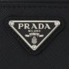 プラダ コインケース フラグメントケース レディース SAFFIANO TRIANGOLO ブラック PRADA 2MC086 QHH F0002 NERO