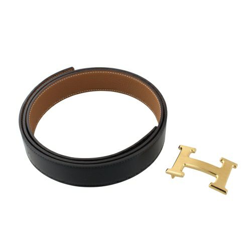 HERMES ベルト バックル 仰々しい シルバー Hロゴ 男女兼用 