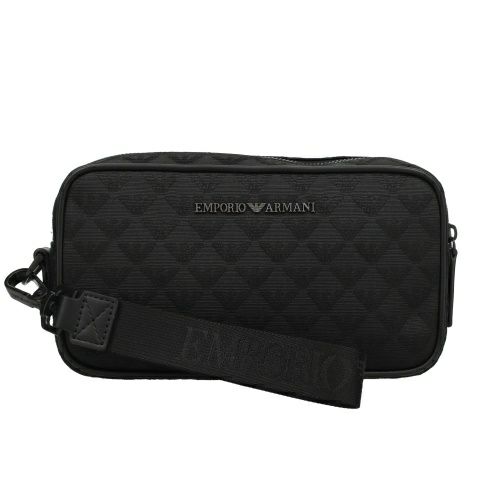 エンポリオアルマーニ セカンドバッグ メンズ ブラック EMPORIO ARMANI 