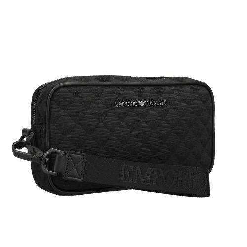 エンポリオアルマーニ セカンドバッグ メンズ ブラック EMPORIO ARMANI Y4R356 Y022V 81336 BLACK-BLACK-BLACK