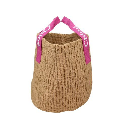 クロエ ハンドバッグ かごバッグ キッズ ガールズ バスケットバッグ レディース ピンク CHLOE C20045 49L Pink