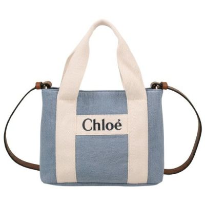 クロエ トートバッグ レディース Chloe Kids クロエ キッズ ミニトート ブルー CHLOE C20046 Z10 Denim Blue |  GINZA LoveLove（ラブラブ）