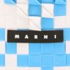 マルニ トートバッグ バスケットバッグ かごバッグ カゴ ロゴタグ レディース MARNI M00637 0M848