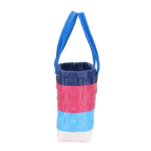 マルニ トートバッグ バスケットバッグ かごバッグ カゴ ロゴタグ レディース MARNI M00816MW81F 846 BLUE WHITE