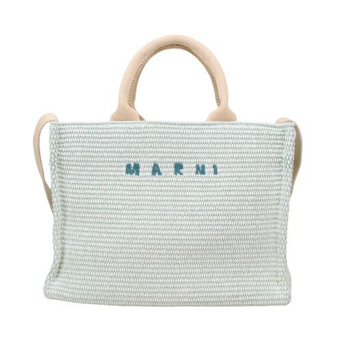 マルニ トートバッグ かごバッグ カゴ レディース ブルー MARNI SHMP0077U0 P3860 00V18 | GINZA  LoveLove（ラブラブ）