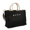 マルニ トートバッグ かごバッグ カゴ レディース ブラック MARNI SHMP0077U0 P3860 Z1Q44 BLACK NATURAL