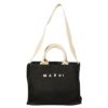 マルニ トートバッグ かごバッグ カゴ レディース ブラック MARNI SHMP0077U0 P3860 Z1Q44 BLACK NATURAL