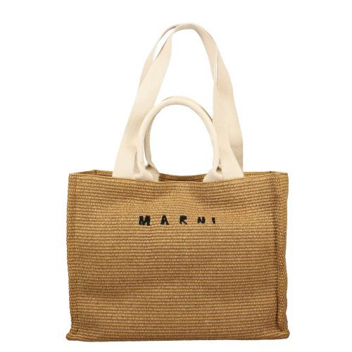 MARNI かごバッグ ブラウン 麦わら