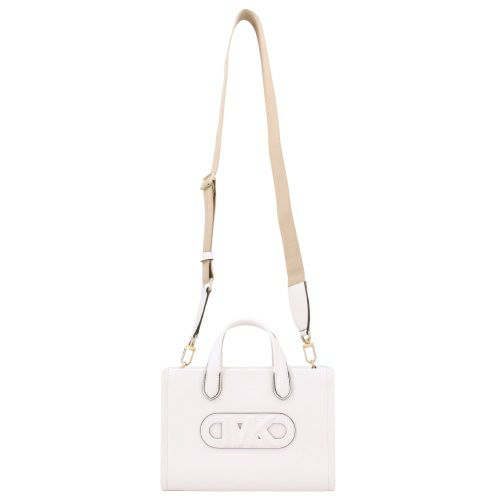 マイケルコース トートバッグ レディース GIGI エンパイアロゴ ホワイト MICHAEL KORS 30R4G3GM5L 085 OPTIC WHITE