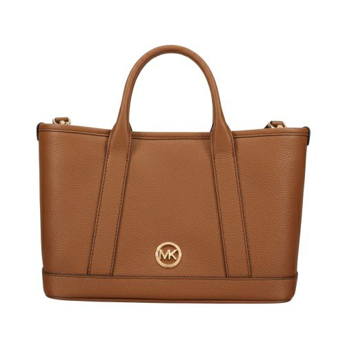 MICHAEL KORS こっくり秋色♫ 寝かさ ブラウン ハンドバック OL 通勤
