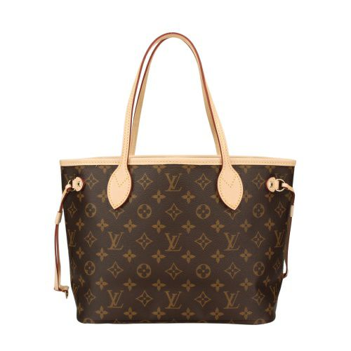 ルイヴィトン トートバッグ レディース モノグラム ネヴァーフル PM ブラウン LOUIS VUITTON M46979 ベージュ