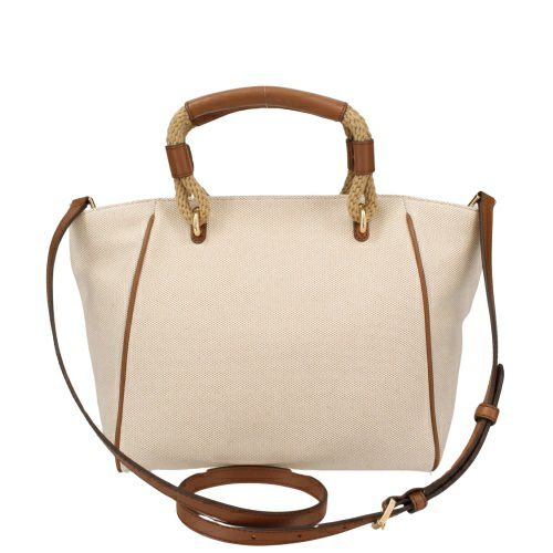 マイケルコース トートバッグ レディース タリア スモール ホワイト MICHAEL KORS 30S3GAMT5U NAT LUGG
