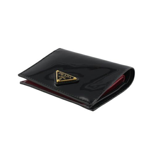 プラダ 二つ折り財布 レディース VERNICE ブラック PRADA 1MV204 069  