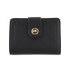 マイケルコース 二つ折り財布 レディース ブラック MICHAEL KORS 34H3G0KF5L 001 BLACK