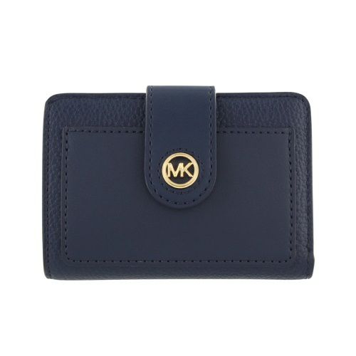 マイケルコース 二つ折り財布 レディース ネイビー MICHAEL KORS 