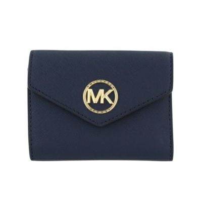 マイケルコース 三つ折り財布 レディース ネイビー MICHAEL KORS 34S1GNME6L 406 NAVY