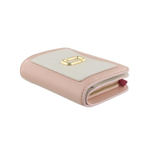 マークジェイコブス 二つ折り財布 レディース ザ ユーティリティ スナップショット コンパクト ウォレット ミニ ピンク Marc Jacobs 2F3SMP062S07 695 ROSE MULTI