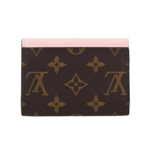 ルイヴィトン 二つ折り財布 レディース モノグラム ポルトモネ・ロザリ ピンク LOUIS VUITTON M83600 ピンクオパール