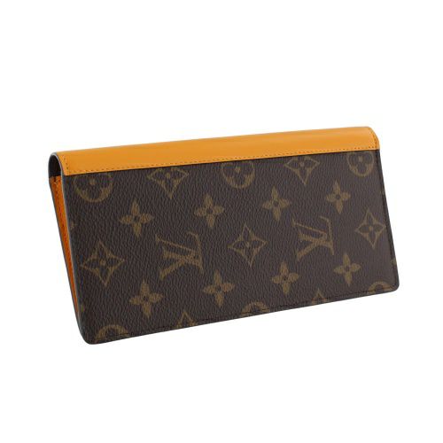 ルイヴィトン 長財布 メンズ ポルトフォイユ・ブラザ NM ブラウン LOUIS VUITTON M82551 オレンジ | GINZA  LoveLove（ラブラブ）