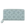 ルイヴィトン 長財布 レディース マヒナ ジッピー・ウォレット ブルー
