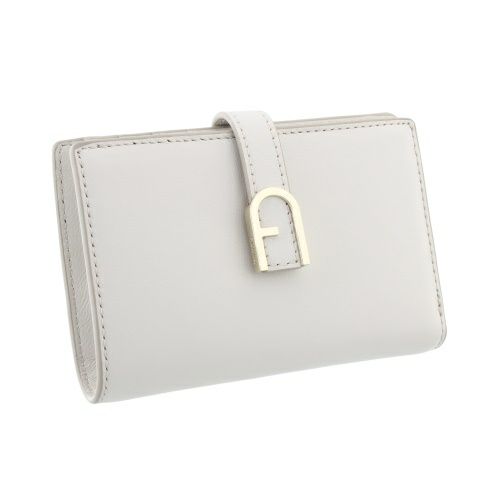 フルラ 二つ折り財布 レディース FLOW フロー ホワイト FURLA WP00401 BX2045 1704S MARSHMALLOW