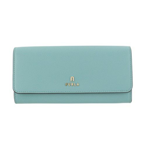FURLA 長財布 くすみ ブルー 鳥柄｜Yahoo!フリマ（旧PayPayフリマ）