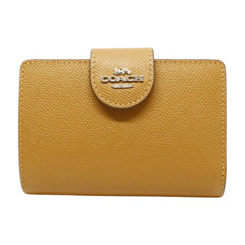 コーチ アウトレット 二つ折り財布 レディース ブラウン COACH OUTLET 6390 SV/QD ライトサドル | GINZA  LoveLove（ラブラブ）