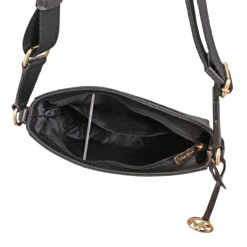 マイケルコース ショルダーバッグ レディース ジェット セット トラベル スモール クロスボディ ブラック MICHAEL KORS 35S4GTVC5L BLACK