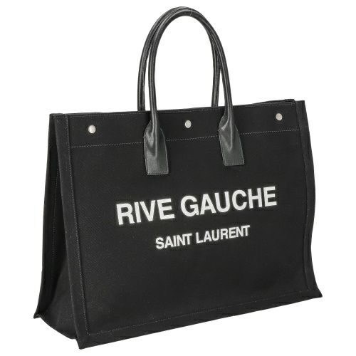 サンローラン トートバッグ メンズ レディース RIVE GAUCHE リヴ ゴーシュ ブラック SAINT LAURENT PARIS 509415  FAAVR 1070 | GINZA LoveLove（ラブラブ）