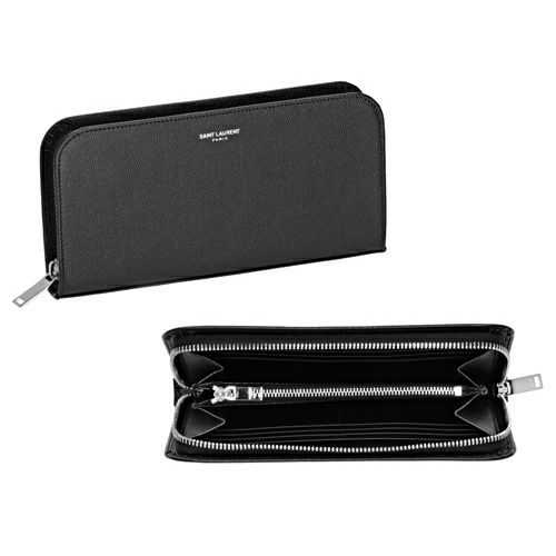 サンローラン 経つ ラウンドファスナー長財布 