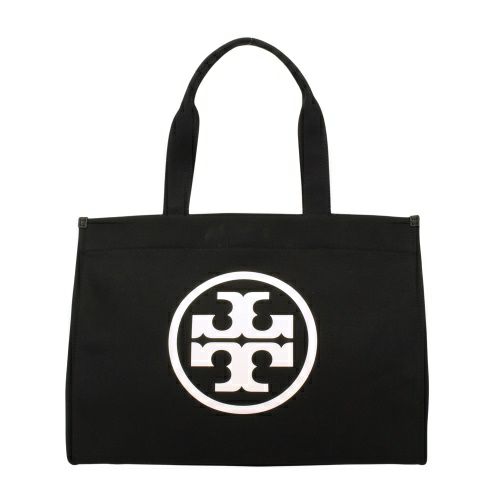 トリーバーチ トートバッグ エラ Ella Canvas Tote ブラック TORY  