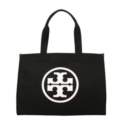 トリーバーチ トートバッグ エラ Ella Canvas Tote ブラック TORY BURCH 148792 001 BLACK | GINZA  LoveLove（ラブラブ）