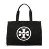 トリーバーチ トートバッグ  エラ Ella Canvas Tote ブラック TORY BURCH 148792 001 BLACK