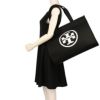 トリーバーチ トートバッグ  エラ Ella Canvas Tote ブラック TORY BURCH 148792 001 BLACK