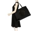 トリーバーチ トートバッグ  エラ Ella Patent Tote ブラック TORY BURCH 90479 001 BLACK