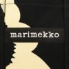 マリメッコ トートバッグ  ウニッコ PERUSKASSI JUHLA ブラック marimekko 090567 920 BLACK/LIGHT YELLOW