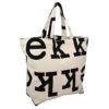 マリメッコ トートバッグ  CANVAS BAGS LOGO ホワイト marimekko 090591 890 OFF WHITE  BLACK