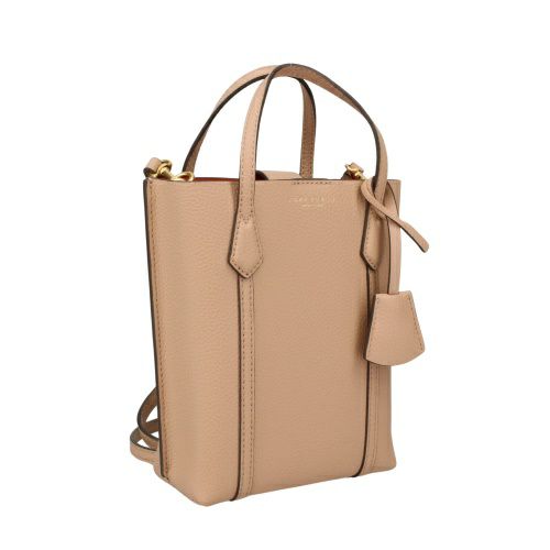 66B162｜美品｜トリーバーチ トートバッグ レザー ピンクベージュ 
