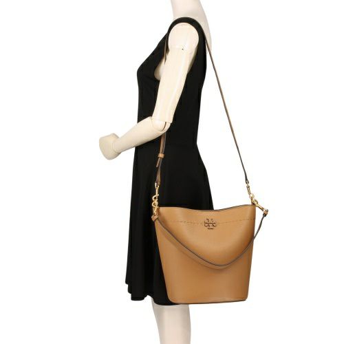 トリーバーチ ショルダーバッグ レディース マックグロー MCGRAW BUCKET BAG ベージュ TORY BURCH 143544 227  TIRAMISU | GINZA LoveLove（ラブラブ）