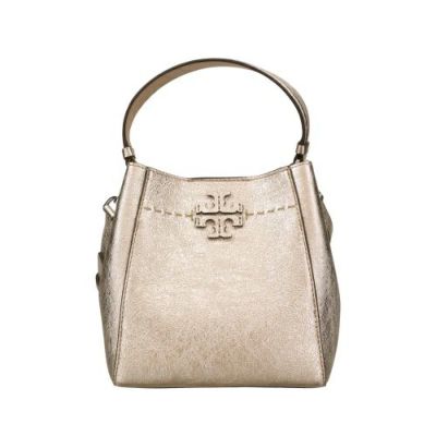 トリーバーチ ショルダーバッグ レディース マックグロー McGraw Metallic Small Bucket Bag ゴールド TORY  BURCH 152364 272 Gold