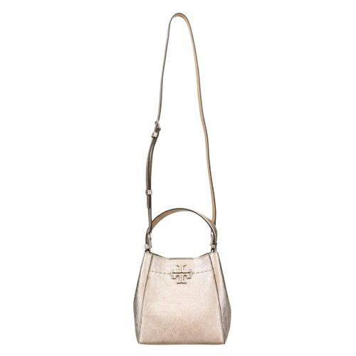 トリーバーチ ショルダーバッグ レディース マックグロー McGraw Metallic Small Bucket Bag ゴールド TORY  BURCH 152364 272 Gold