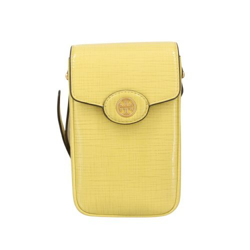 トリーバーチ ショルダーバッグ レディース ロビンソン Robinson Spazzolato Phone Crossbody イエロー TORY BURCH 158824 700 Pale Butter